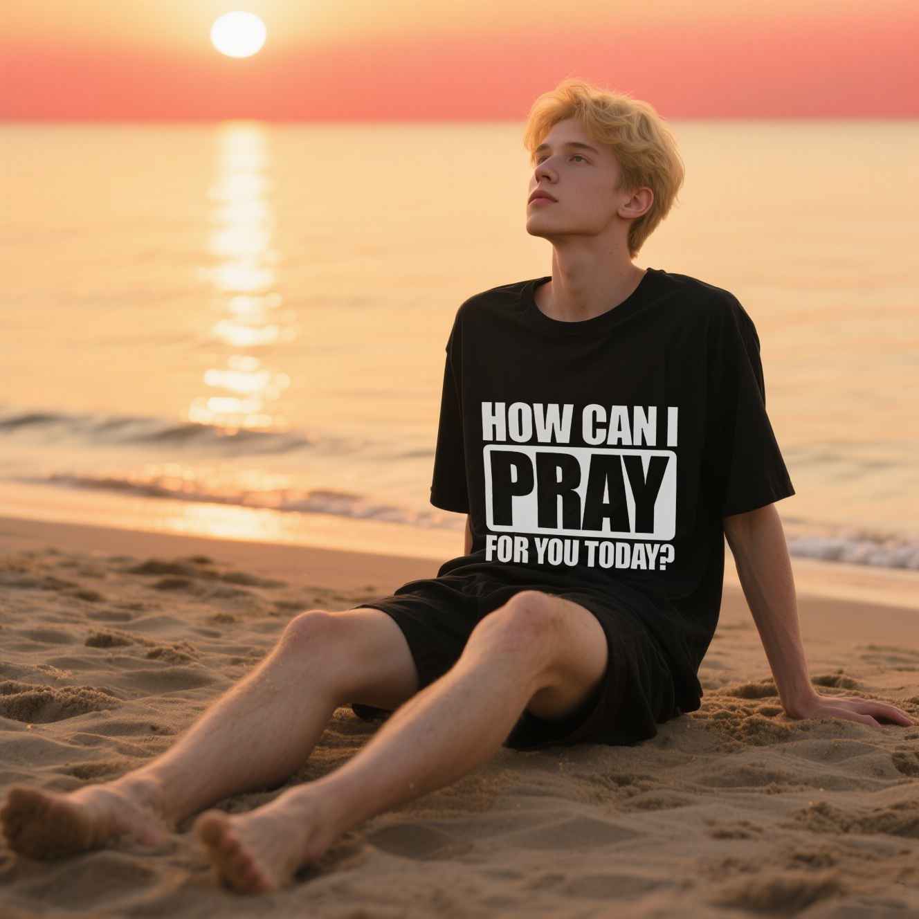 How Can I Pray For You Today T-Shirt, 100% Cotton, Short Sleeve, Crew Neck, Unisex For Men And Women