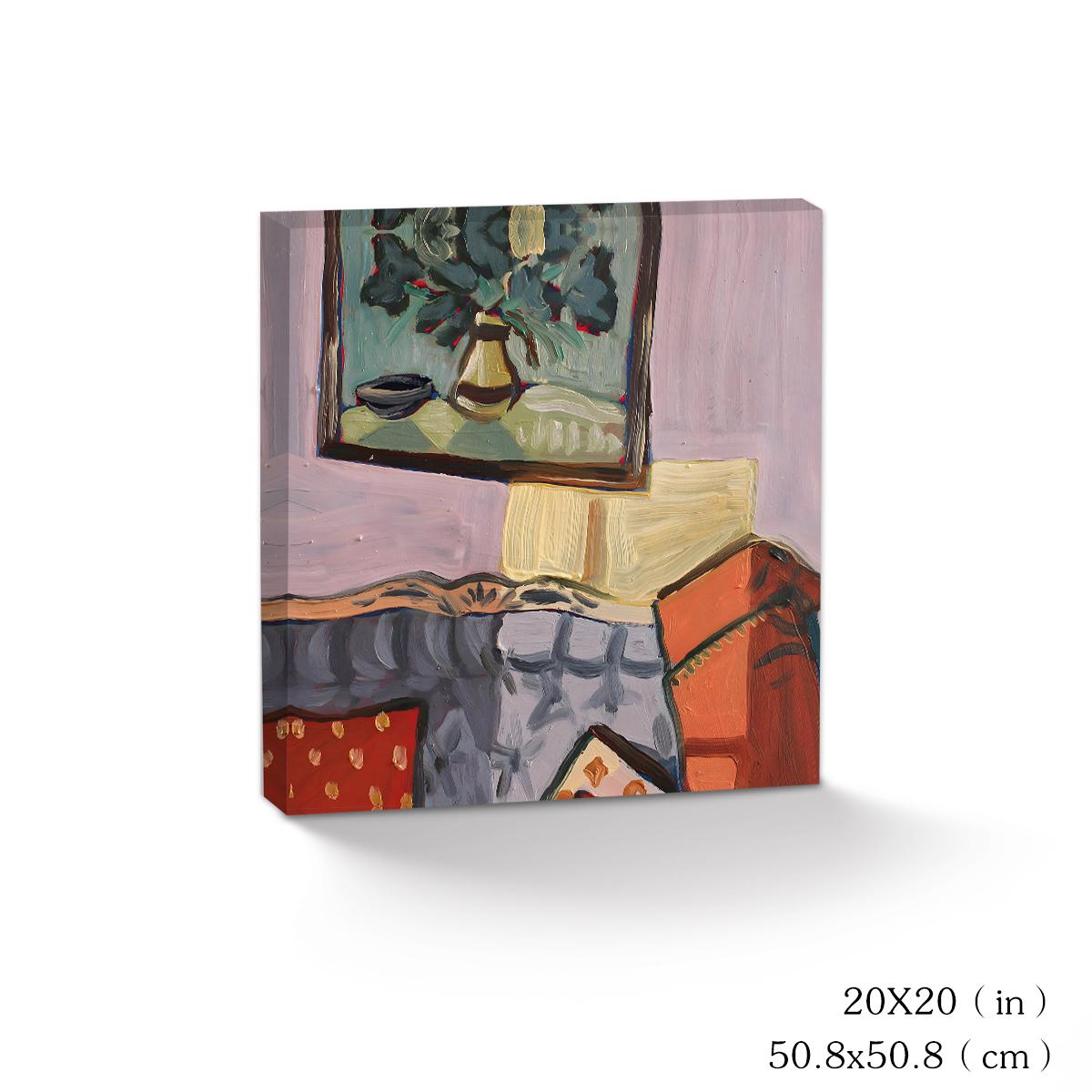 Abstract Canvas Wall Art Decor, 20x20 inches, for Living Room, Bedroom, Bathroom, Kitchen, Home and Office