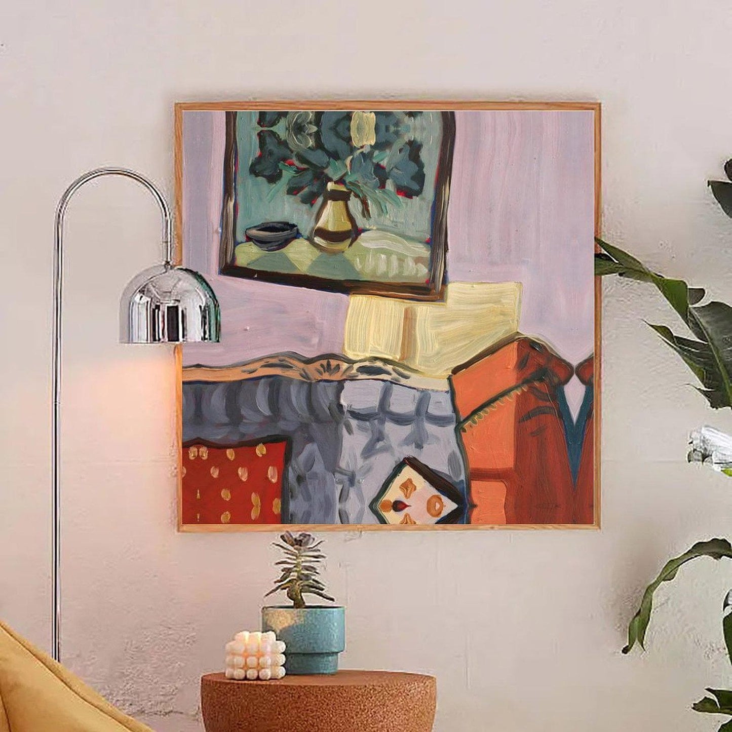 Abstract Canvas Wall Art Decor, 20x20 inches, for Living Room, Bedroom, Bathroom, Kitchen, Home and Office