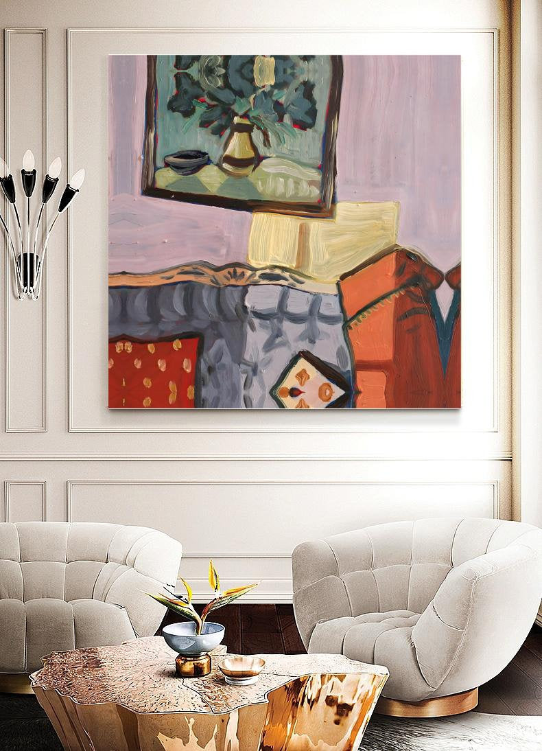 Abstract Canvas Wall Art Decor, 20x20 inches, for Living Room, Bedroom, Bathroom, Kitchen, Home and Office