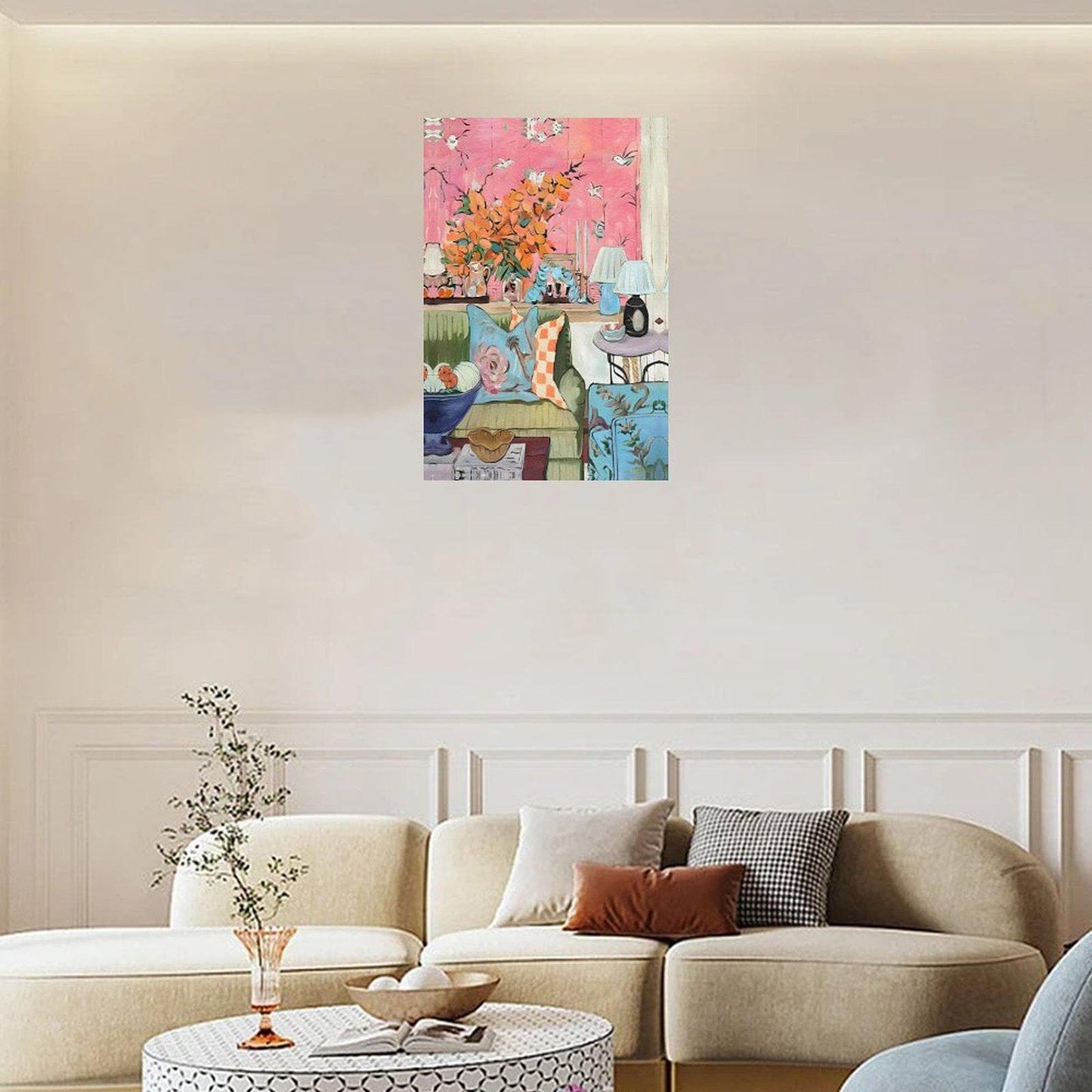 Abstract Canvas Wall Art Decor, 20x30 inches, for Living Room, Bedroom, Bathroom, Kitchen, Home and Office
