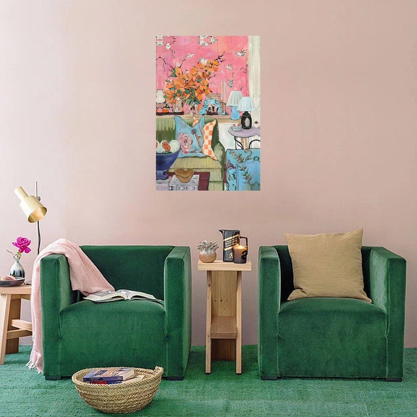 Abstract Canvas Wall Art Decor, 20x30 inches, for Living Room, Bedroom, Bathroom, Kitchen, Home and Office