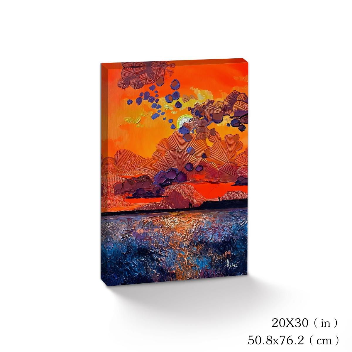 Abstract Canvas Wall Art Decor, 20x30 inches, for Living Room, Bedroom, Dining Room, Kitchen, Bathroom, Office
