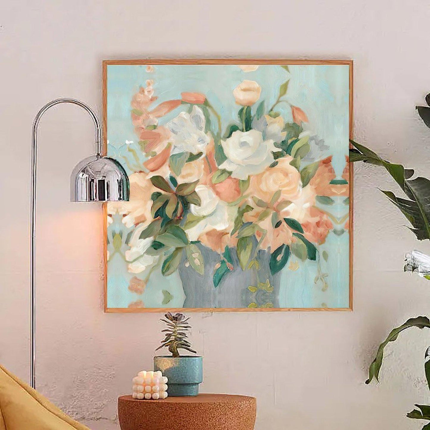 Abstract Canvas Wall Art Decor, 20x20 inches, for Living Room, Bedroom, Bathroom, Kitchen, Home and Office