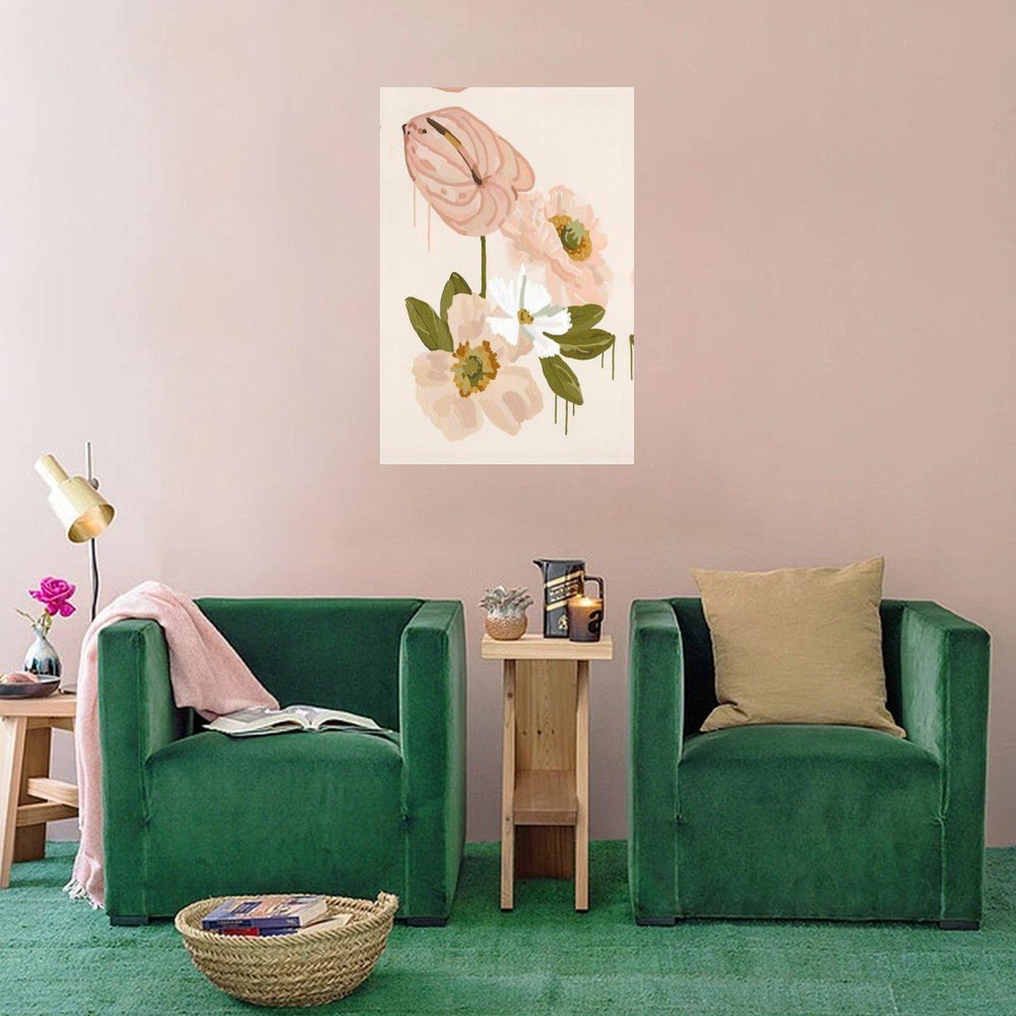 Abstract Canvas Wall Art Decor, 20x30 inches, for Living Room, Bedroom, Bathroom, Kitchen, Home and Office