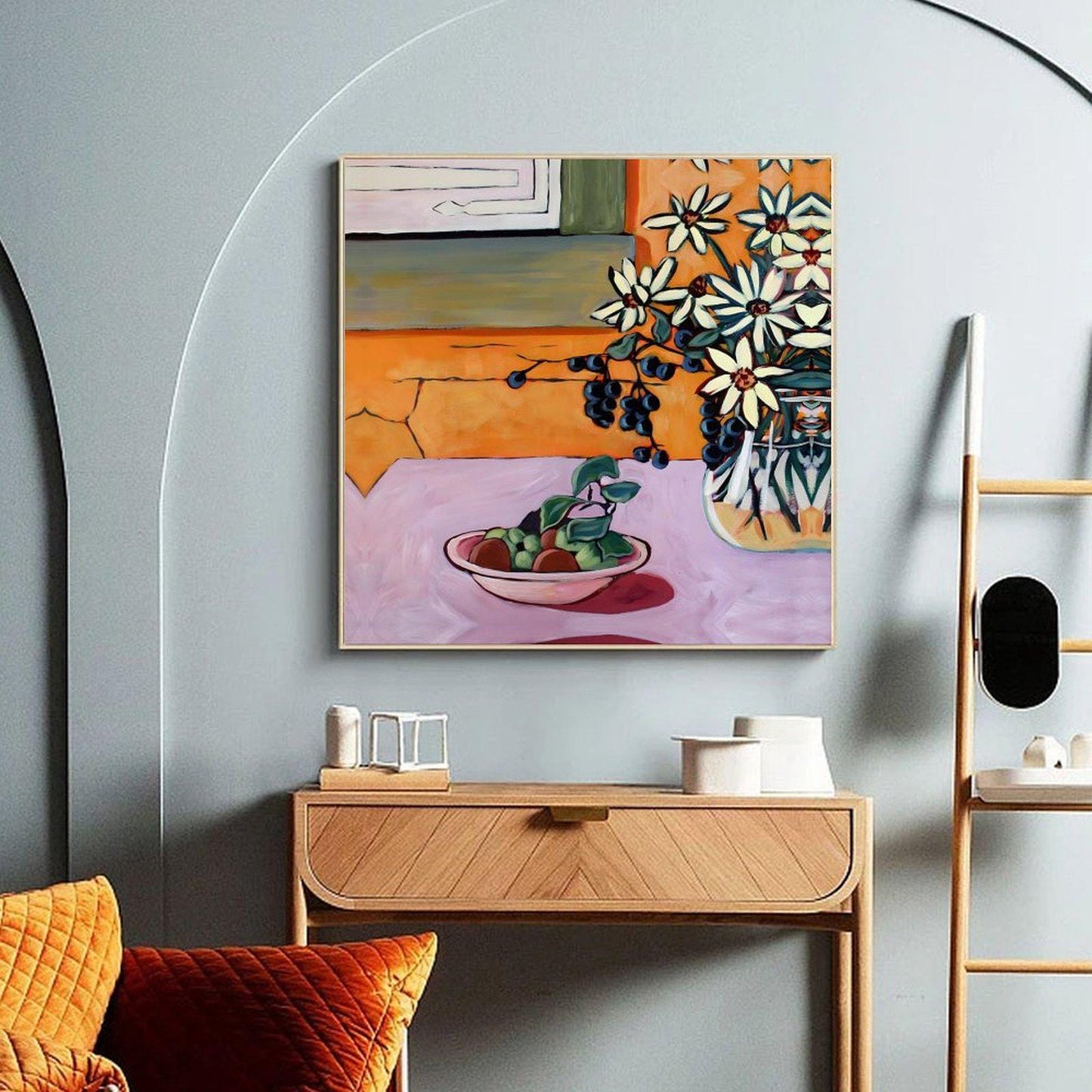 Abstract Canvas Wall Art Decor, 20x20 inches, for Living Room, Bathroom, Bedroom, Kitchen, Home and Office