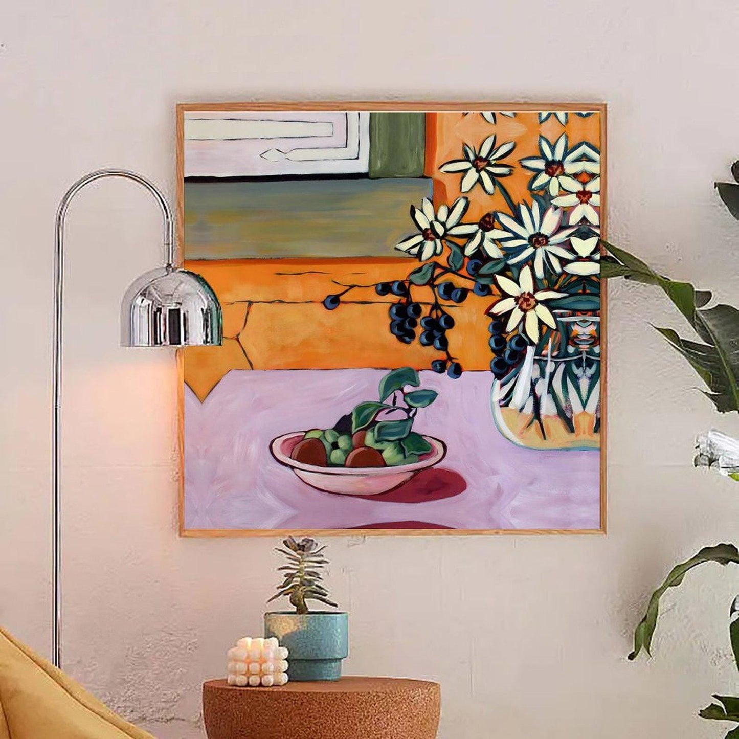 Abstract Canvas Wall Art Decor, 20x20 inches, for Living Room, Bathroom, Bedroom, Kitchen, Home and Office