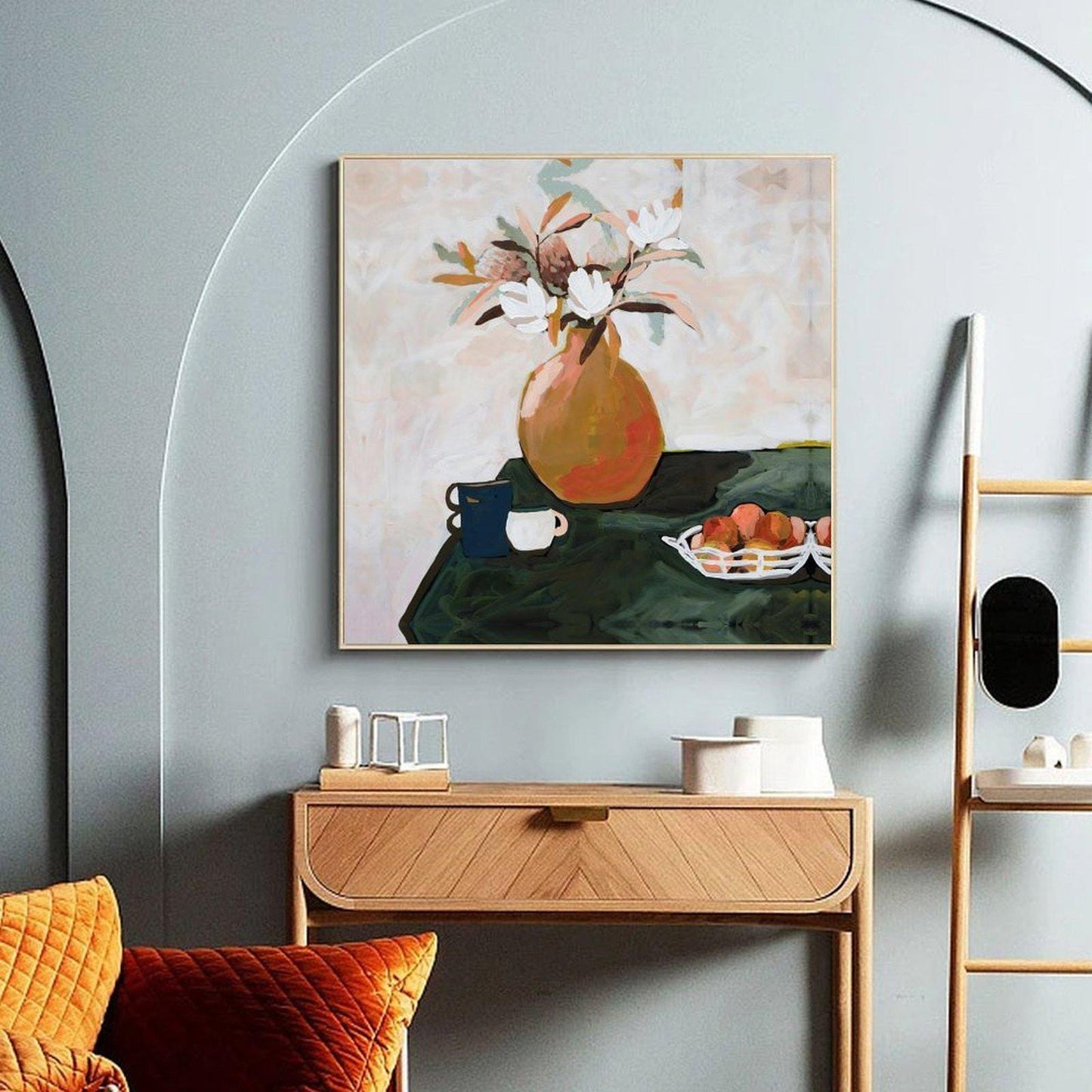 Abstract Canvas Wall Art Decor, 20x20 inches, for Living Room, Bathroom, Bedroom, Kitchen, Home and Office
