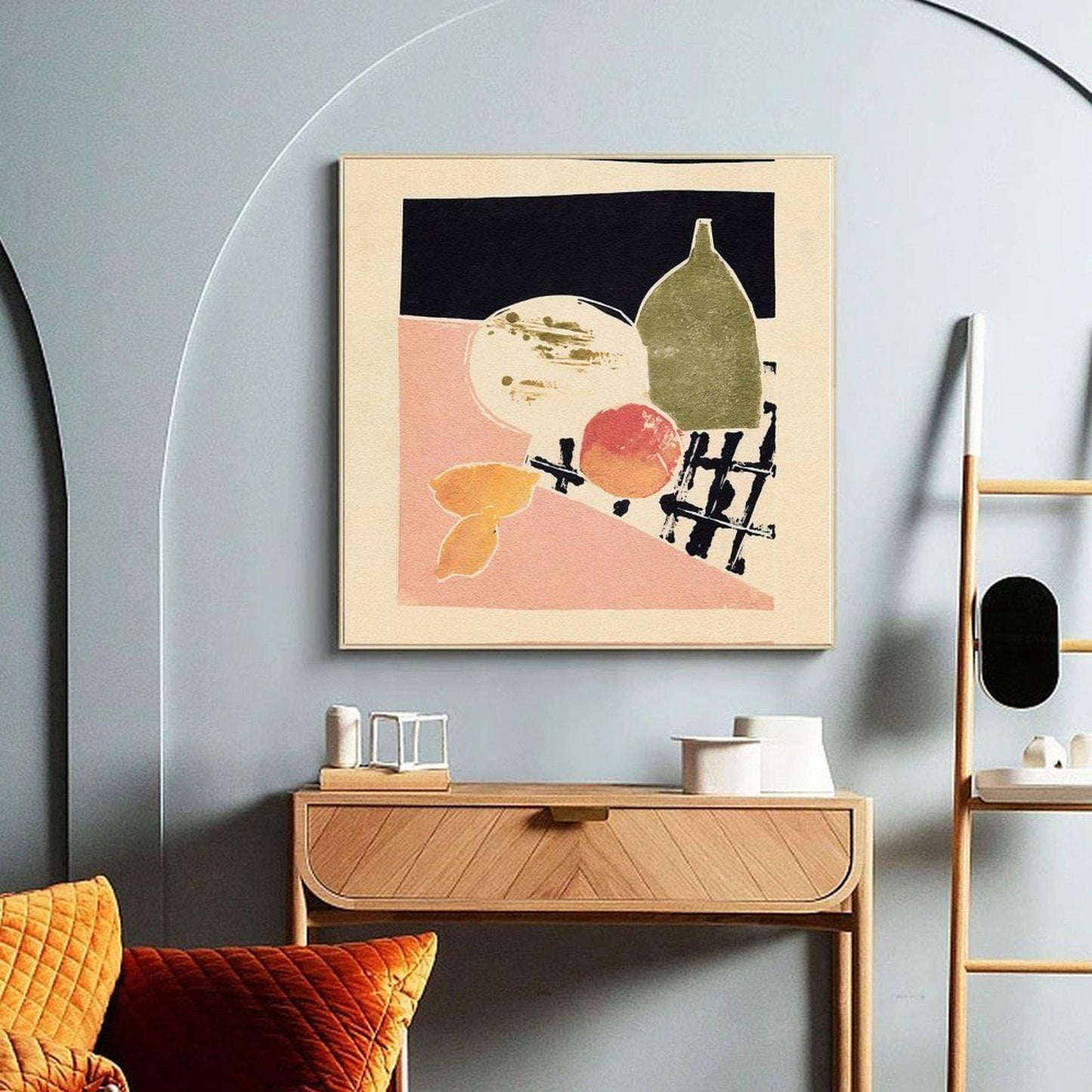 Abstract Canvas Wall Art Decor, 20x20 inches, for Living Room, Bathroom, Bedroom, Kitchen, Home and Office