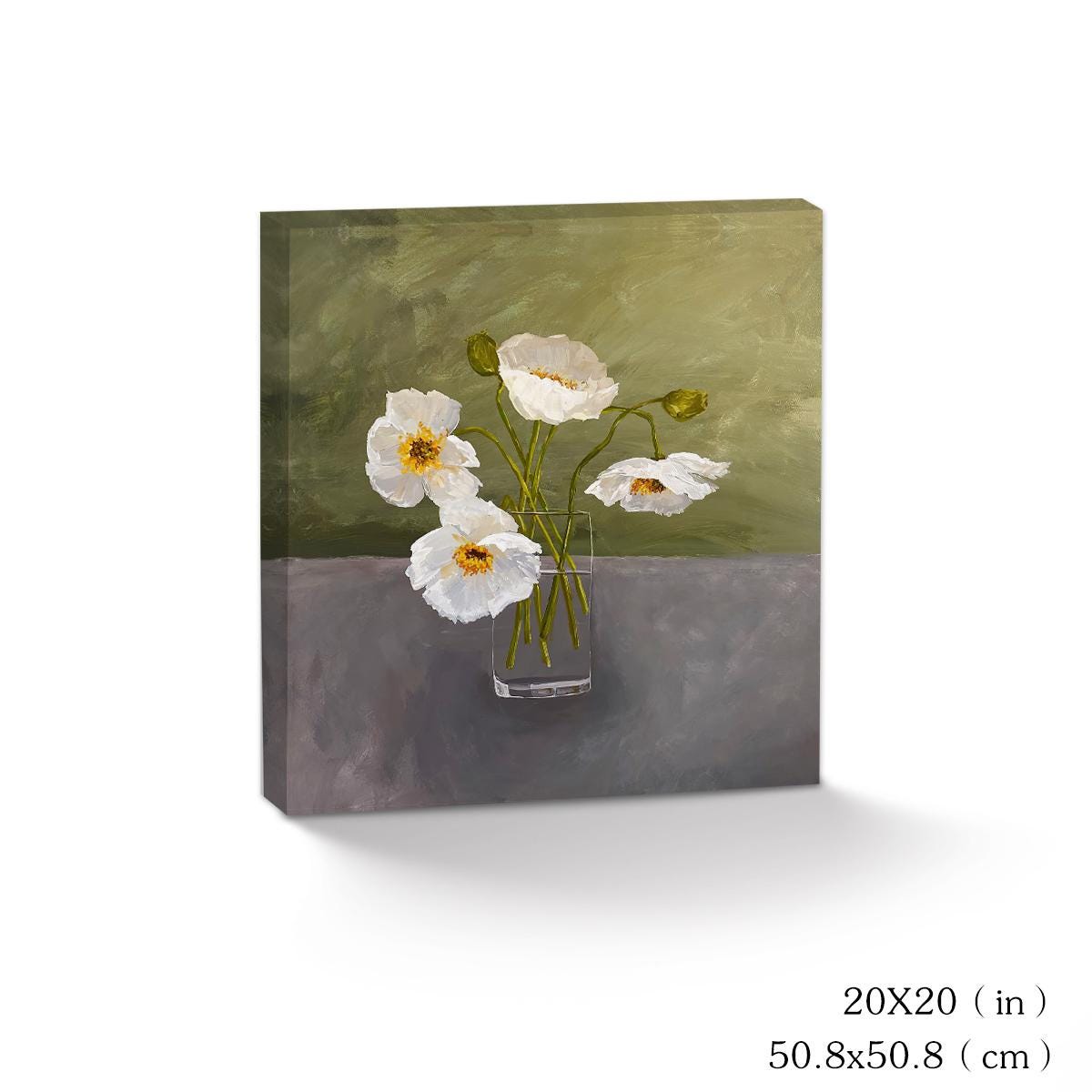 Abstract Canvas Wall Art Decor, 20x20 inches, for Living Room, Bathroom, Bedroom, Kitchen, Home and Office