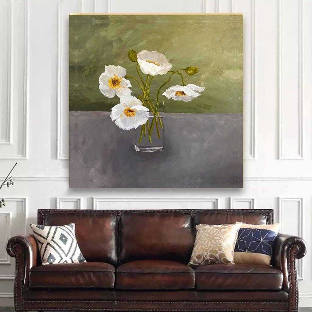 Abstract Canvas Wall Art Decor, 20x20 inches, for Living Room, Bathroom, Bedroom, Kitchen, Home and Office