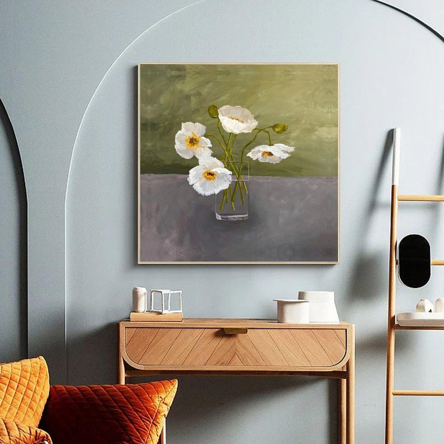 Abstract Canvas Wall Art Decor, 20x20 inches, for Living Room, Bathroom, Bedroom, Kitchen, Home and Office
