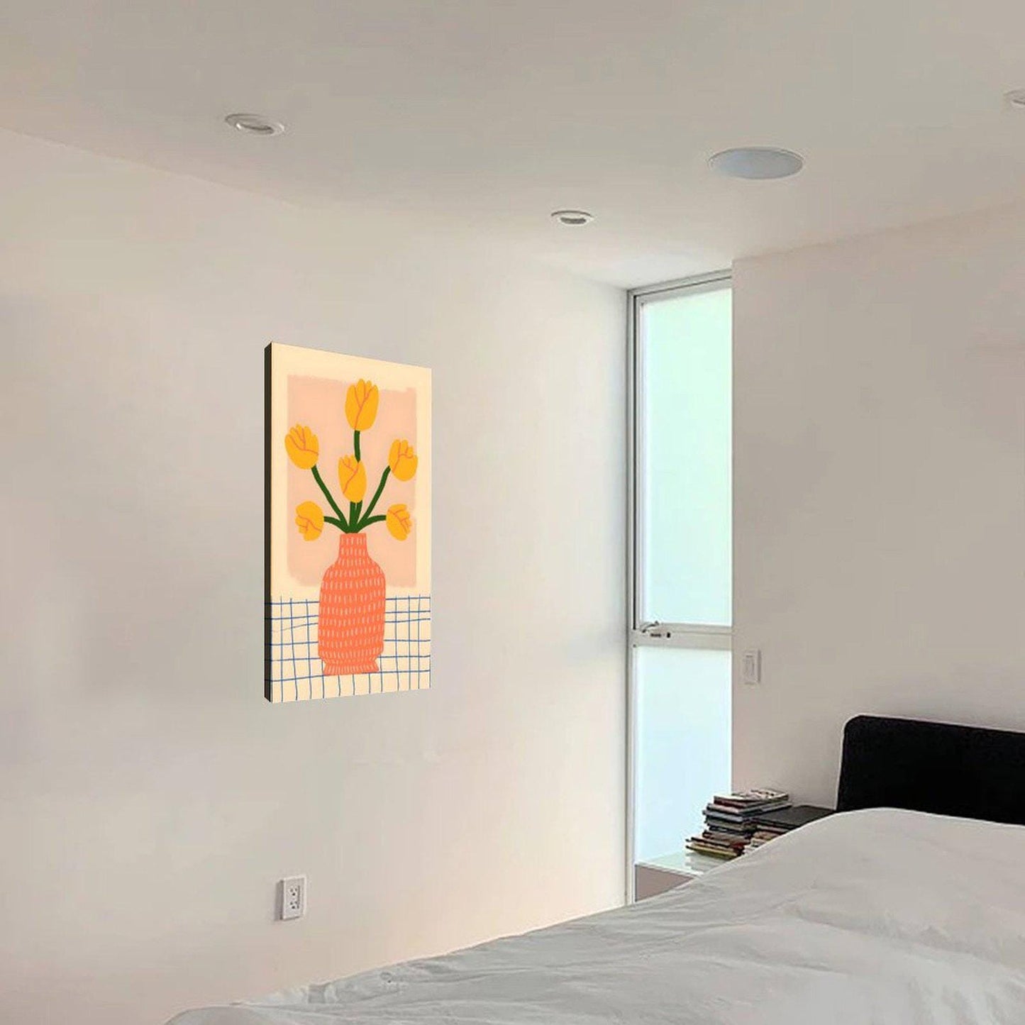 Abstract Canvas Wall Art Decor, 20x30 inches, for Living Room, Bathroom, Kitchen, Bedroom, Home and Office