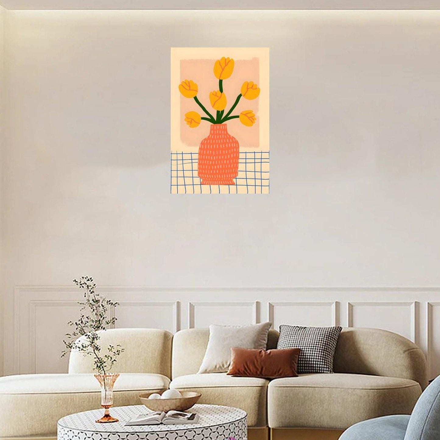 Abstract Canvas Wall Art Decor, 20x30 inches, for Living Room, Bathroom, Kitchen, Bedroom, Home and Office