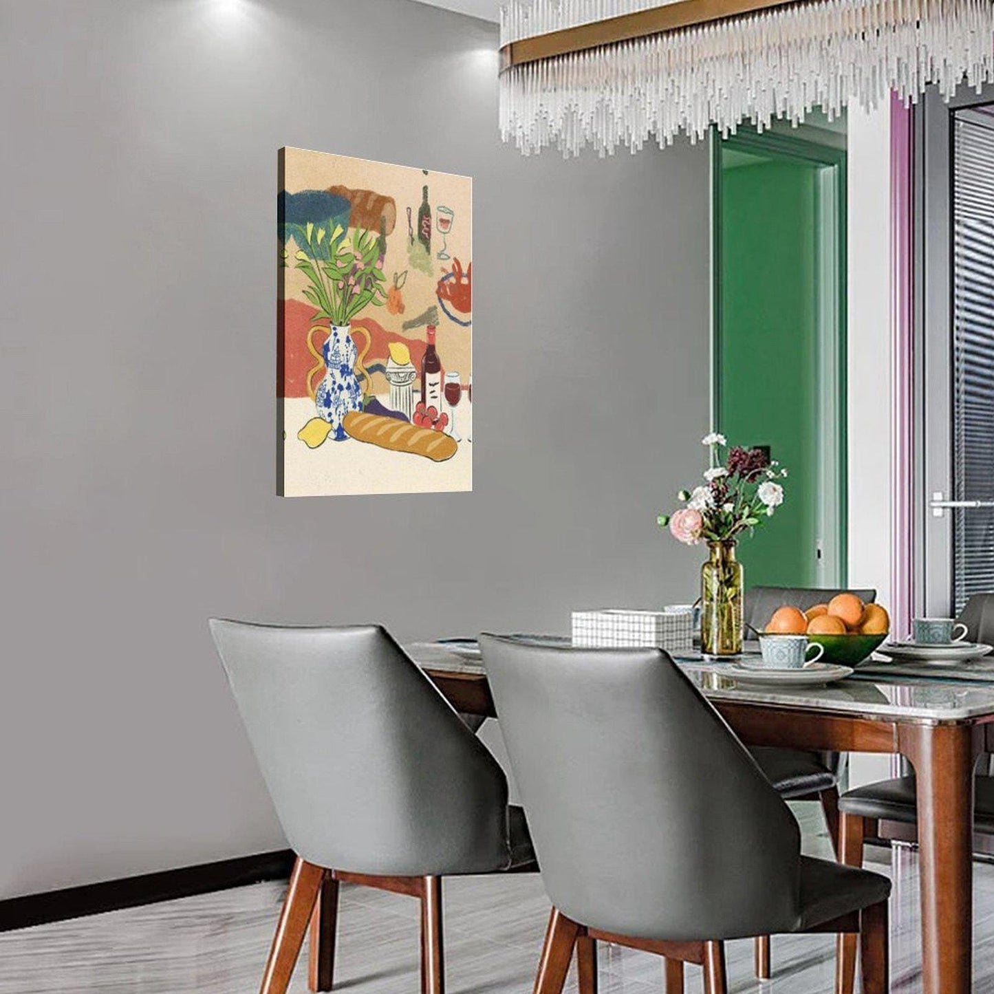 Abstract Canvas Wall Art Decor, 20x30 inches, for Living Room, Bathroom, Kitchen, Bedroom, Home and Office