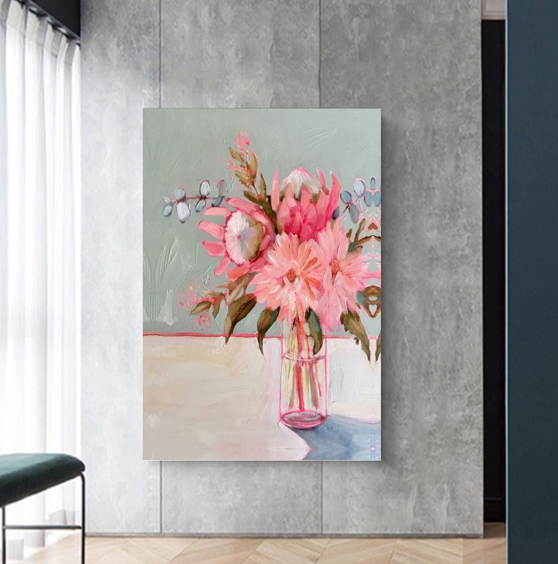 Abstract Canvas Wall Art Decor, 20x30 inches, for Living Room, Bathroom, Kitchen, Bedroom, Home and Office