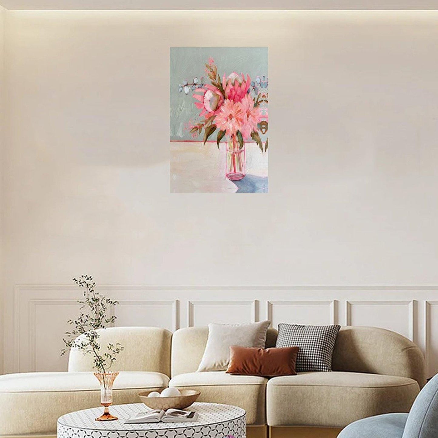 Abstract Canvas Wall Art Decor, 20x30 inches, for Living Room, Bathroom, Kitchen, Bedroom, Home and Office