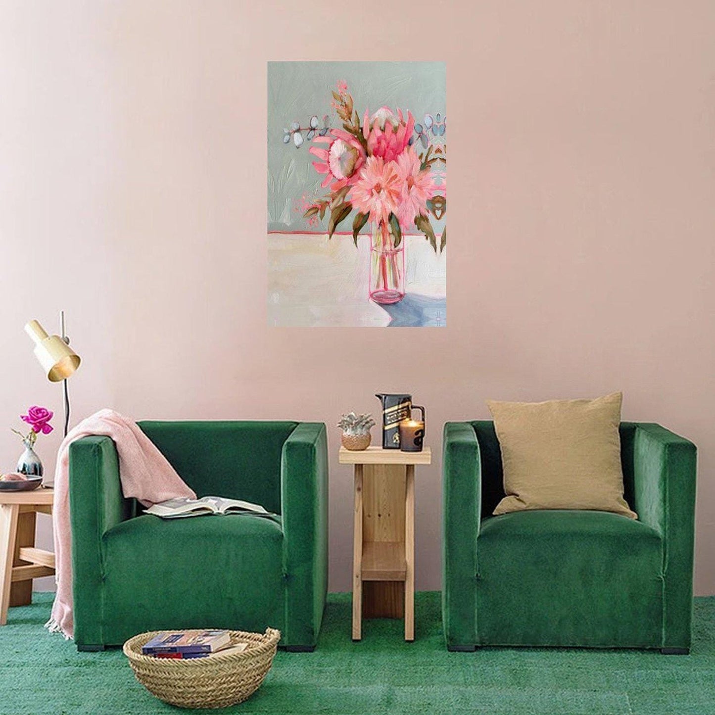 Abstract Canvas Wall Art Decor, 20x30 inches, for Living Room, Bathroom, Kitchen, Bedroom, Home and Office