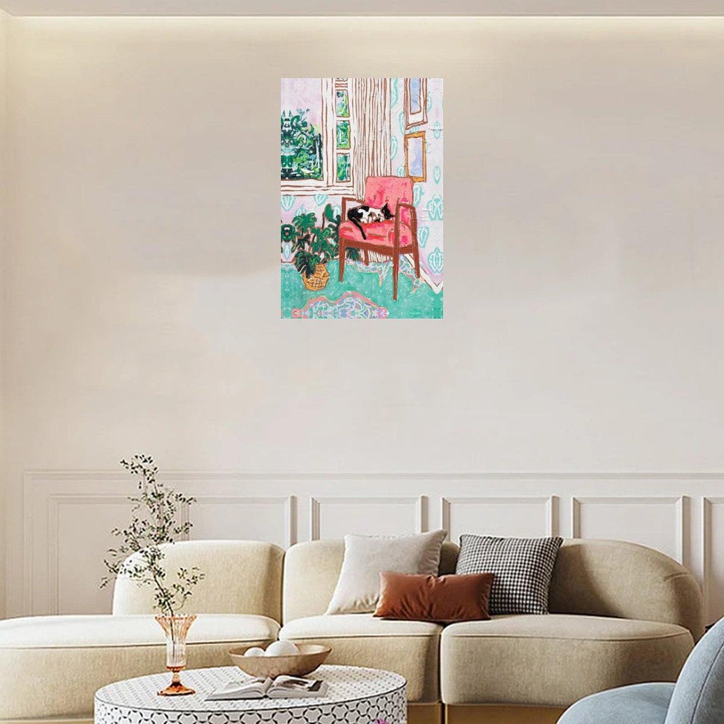 Abstract Canvas Wall Art Decor, 20x30 inches, for Living Room, Bedroom, Bathroom, Kitchen, Home and Office