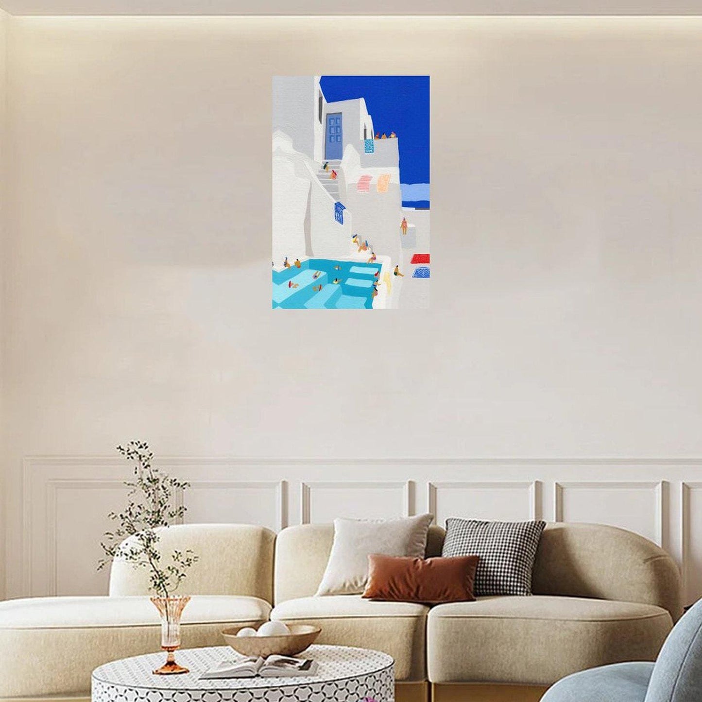 Abstract Canvas Wall Art Decor, 20x30 inches, for Living Room, Bedroom, Bathroom, Kitchen, Home and Office