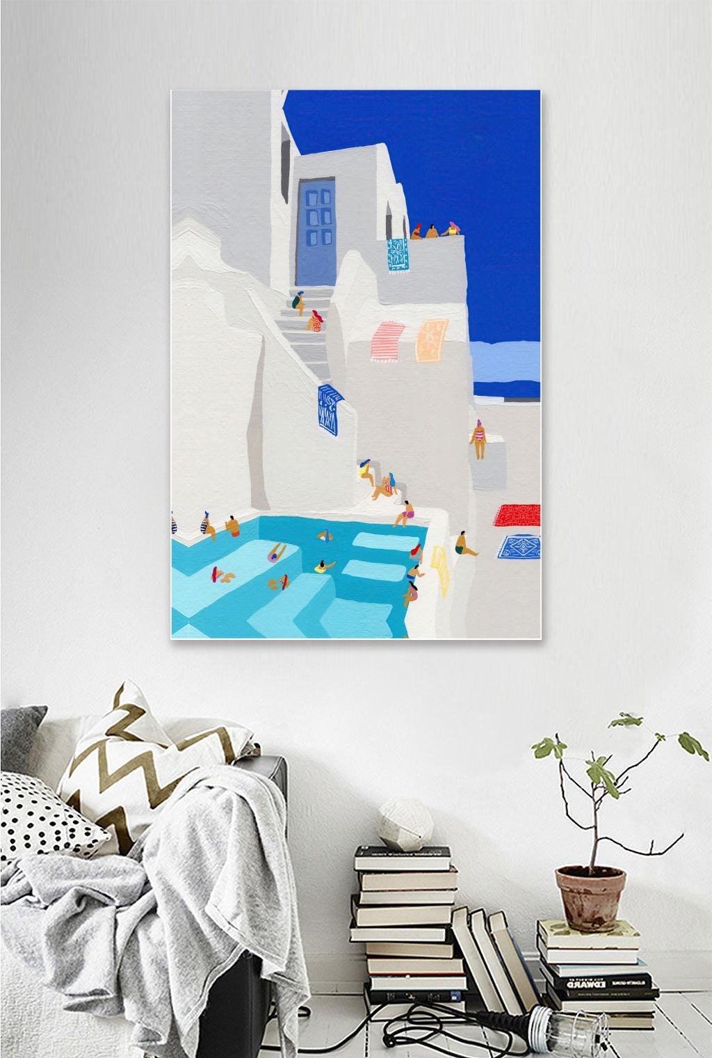 Abstract Canvas Wall Art Decor, 20x30 inches, for Living Room, Bedroom, Bathroom, Kitchen, Home and Office