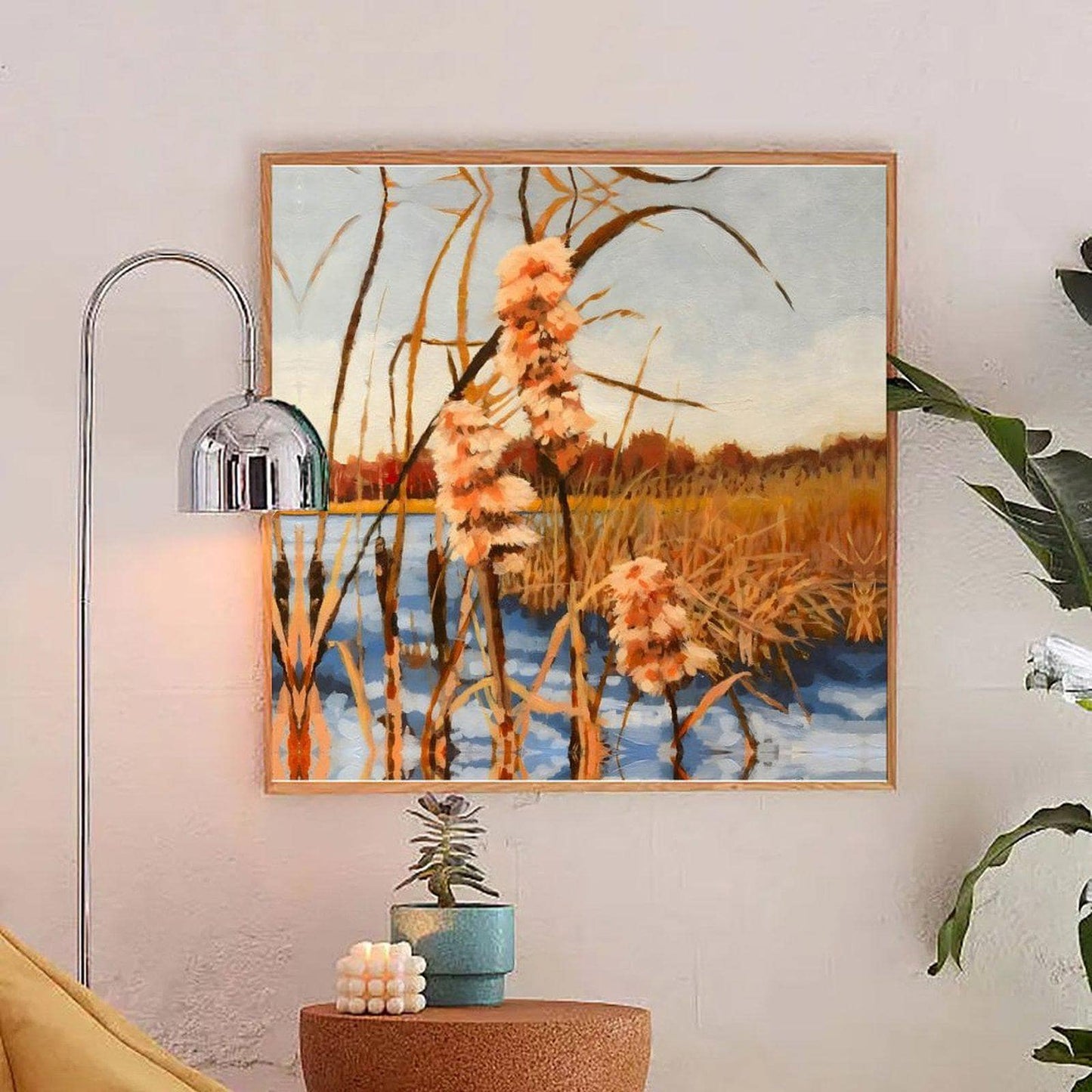 Abstract Canvas Wall Art Decor 20x20 inches for living room, bedroom, bathroom, kitchen, home and office