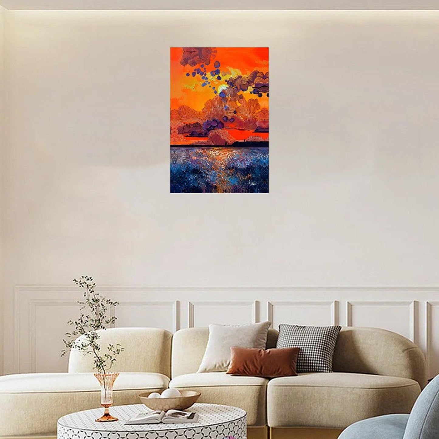 Abstract Canvas Wall Art Decor, 20x30 inches, for Living Room, Bedroom, Dining Room, Kitchen, Bathroom, Office