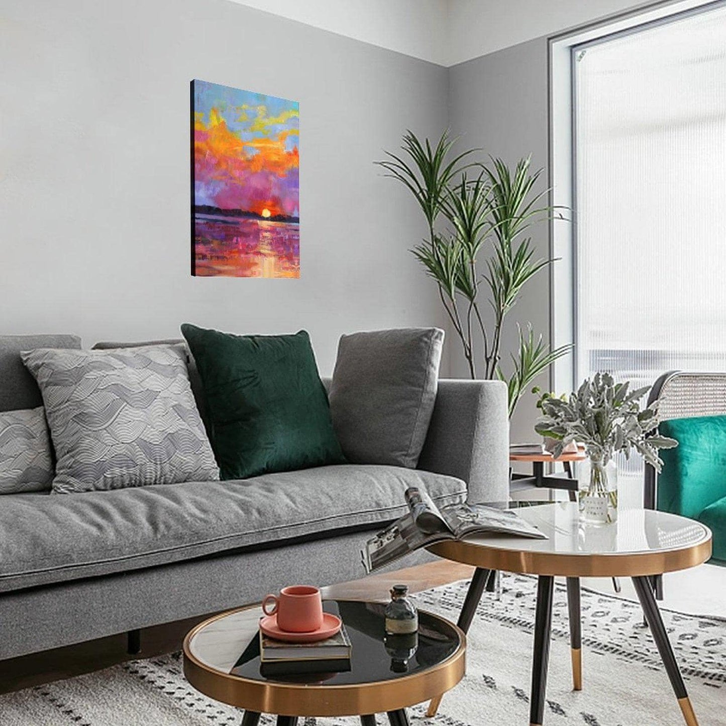 Abstract Canvas Wall Art Decor, 20x30 inches, for Living Room, Bedroom, Dining Room, Kitchen, Bathroom, Office