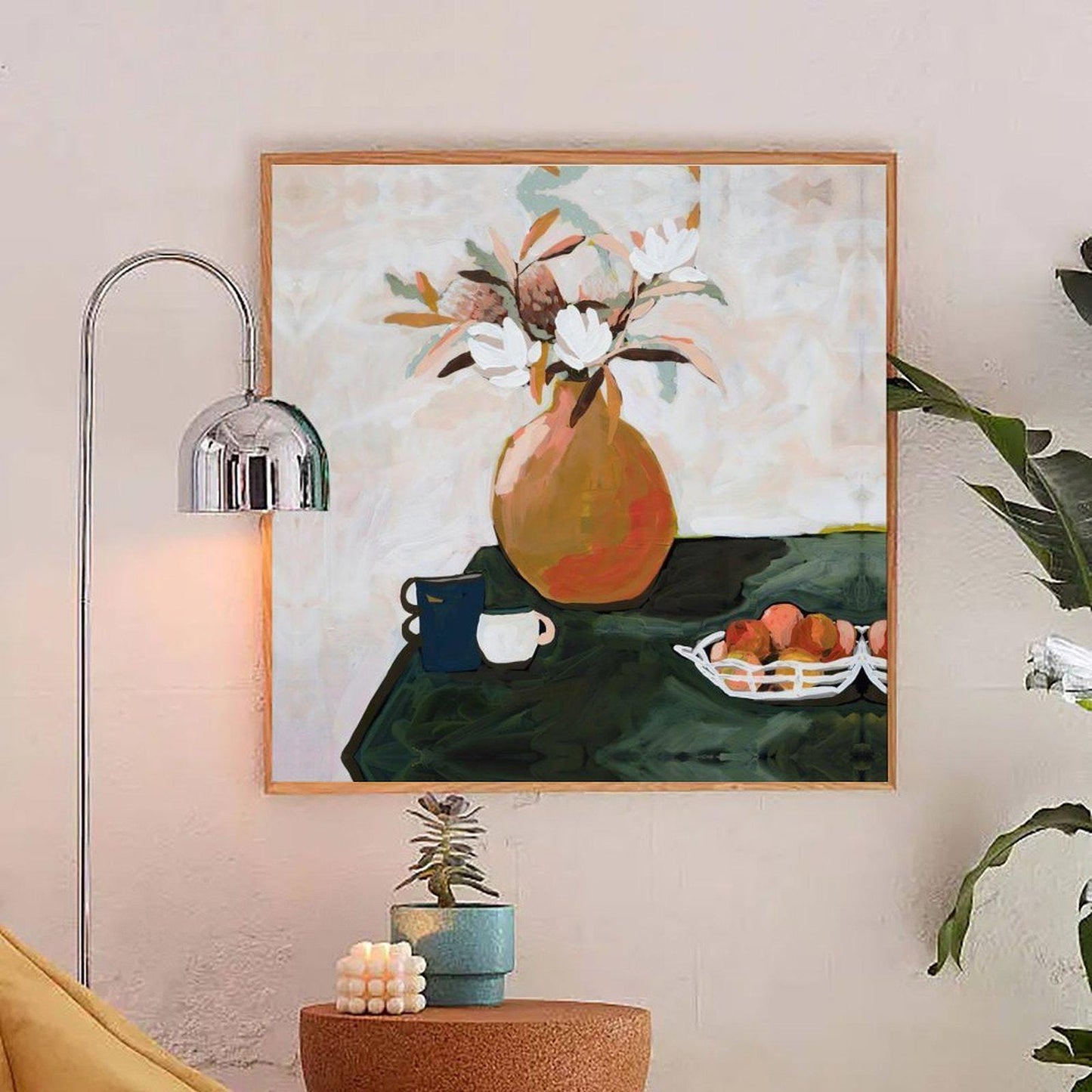 Abstract Canvas Wall Art Decor, 20x20 inches, for Living Room, Bathroom, Bedroom, Kitchen, Home and Office
