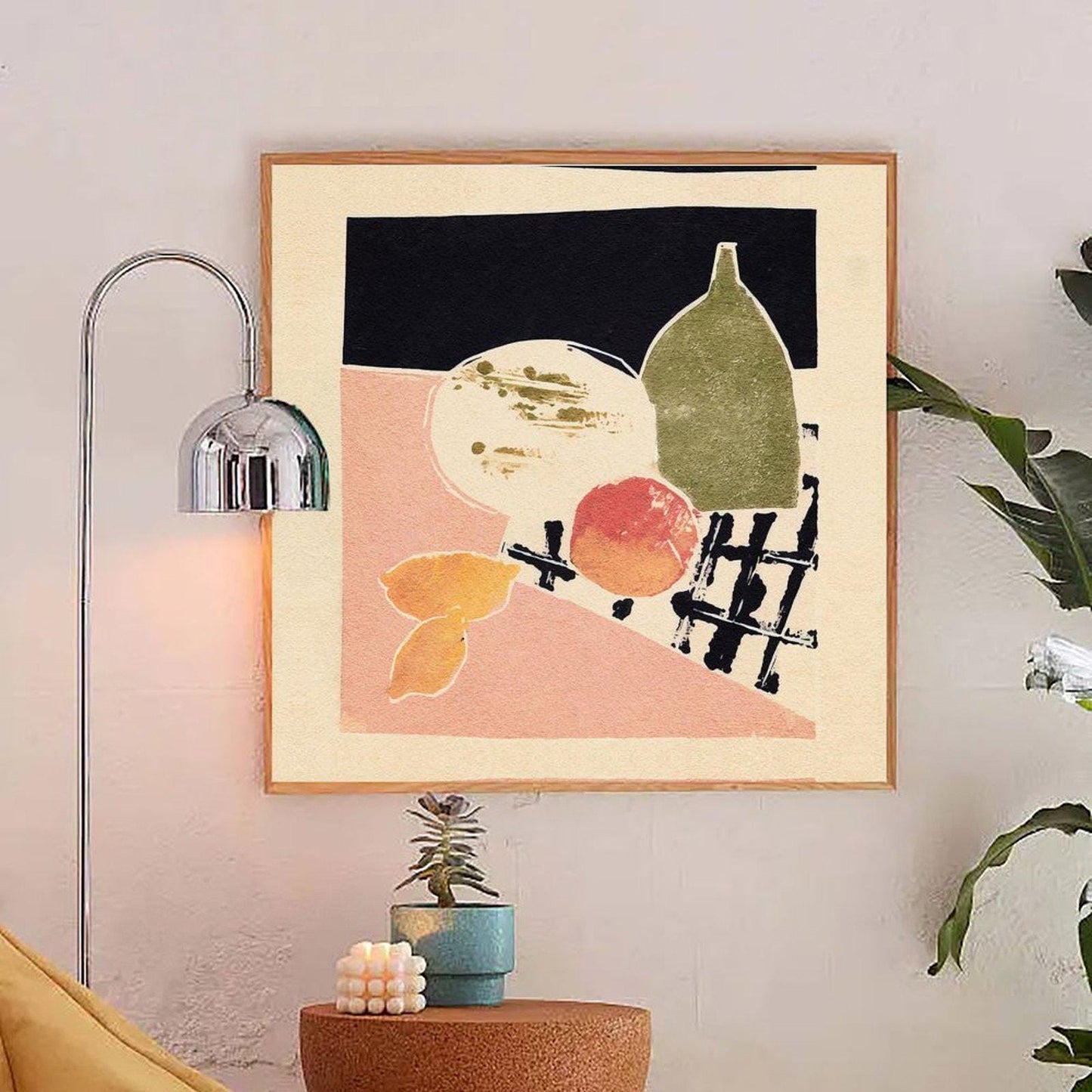 Abstract Canvas Wall Art Decor, 20x20 inches, for Living Room, Bathroom, Bedroom, Kitchen, Home and Office