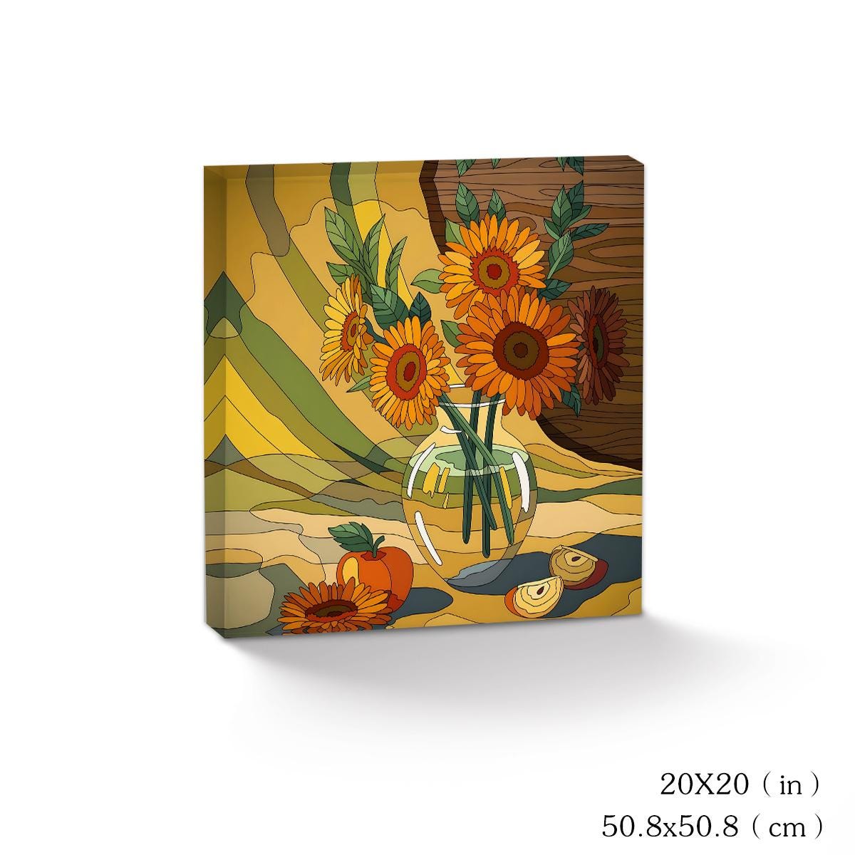 Abstract Canvas Wall Art Decor, 20x20 inches, for Living Room, Bathroom, Bedroom, Kitchen, Home and Office