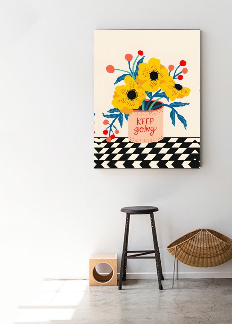 Abstract Canvas Wall Art Decor, 20x30 inches, for Living Room, Bathroom, Kitchen, Bedroom, Home and Office
