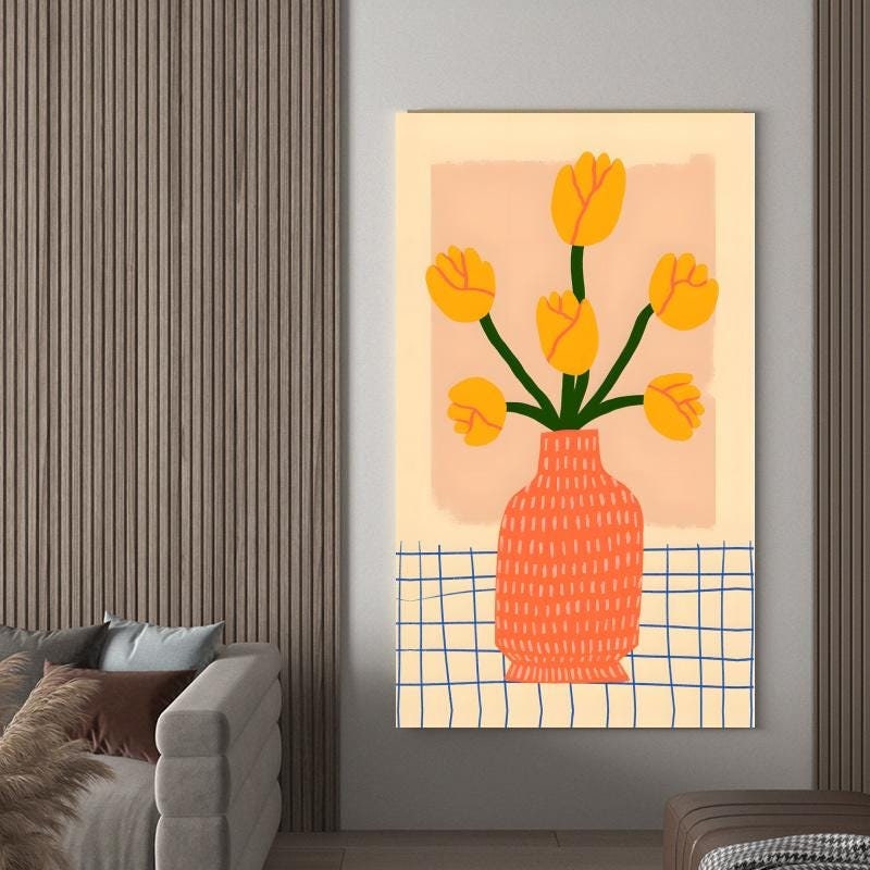 Abstract Canvas Wall Art Decor, 20x30 inches, for Living Room, Bathroom, Kitchen, Bedroom, Home and Office