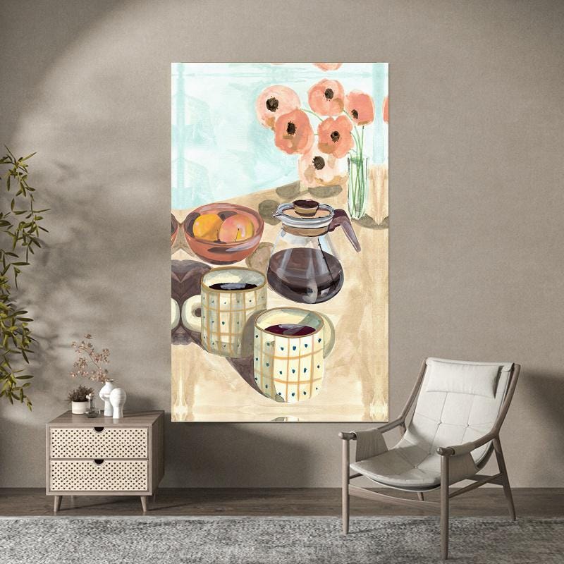 Abstract Canvas Wall Art Decor, 20x30 inches, for Living Room, Bathroom, Kitchen, Bedroom, Home and Office