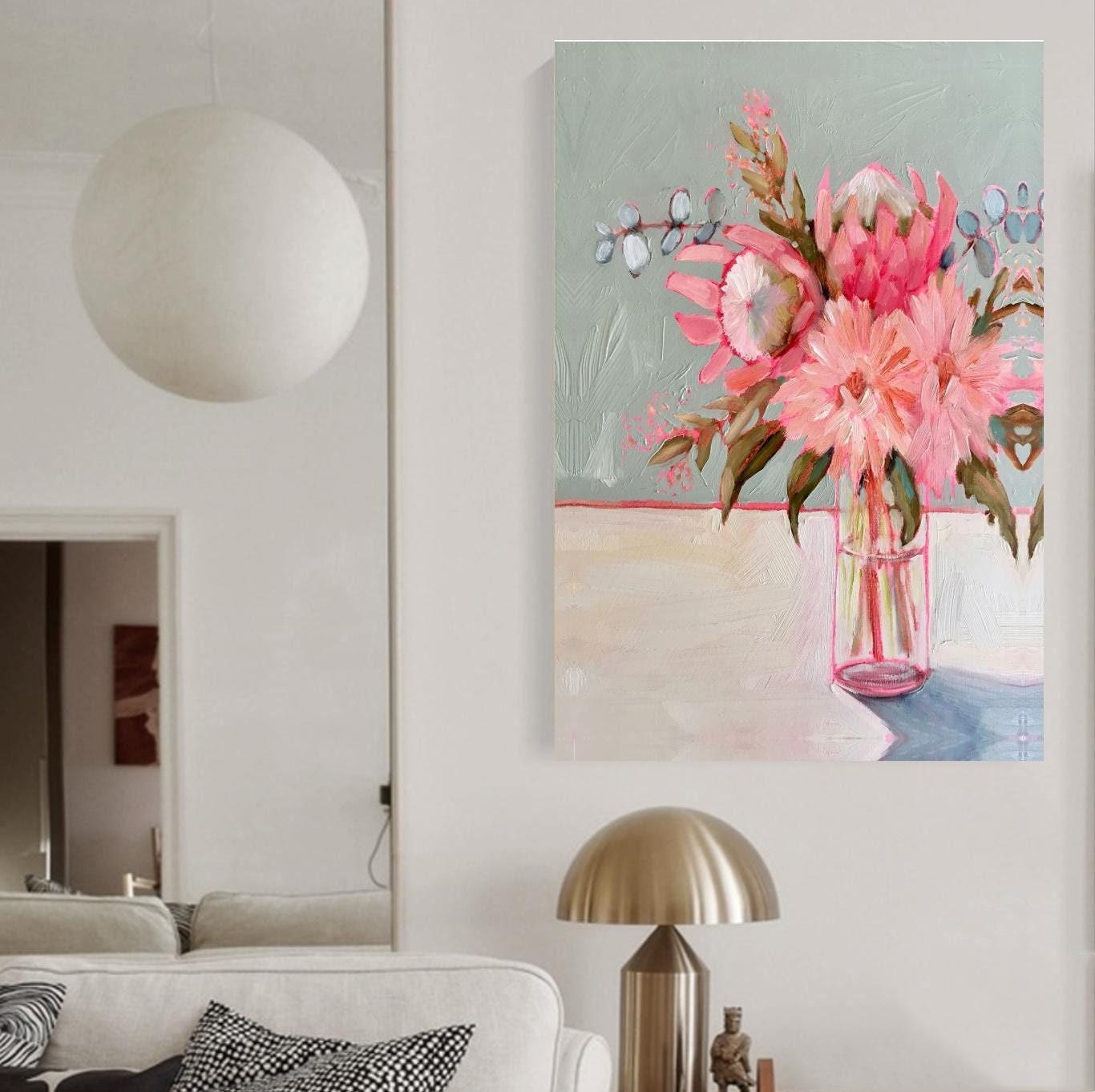Abstract Canvas Wall Art Decor, 20x30 inches, for Living Room, Bathroom, Kitchen, Bedroom, Home and Office