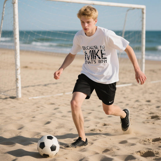 Summer T-Shirt Because I'm MIKE That's Why Fun Shirt Funny Gift Idea T-Shirt, Shirt For Men
