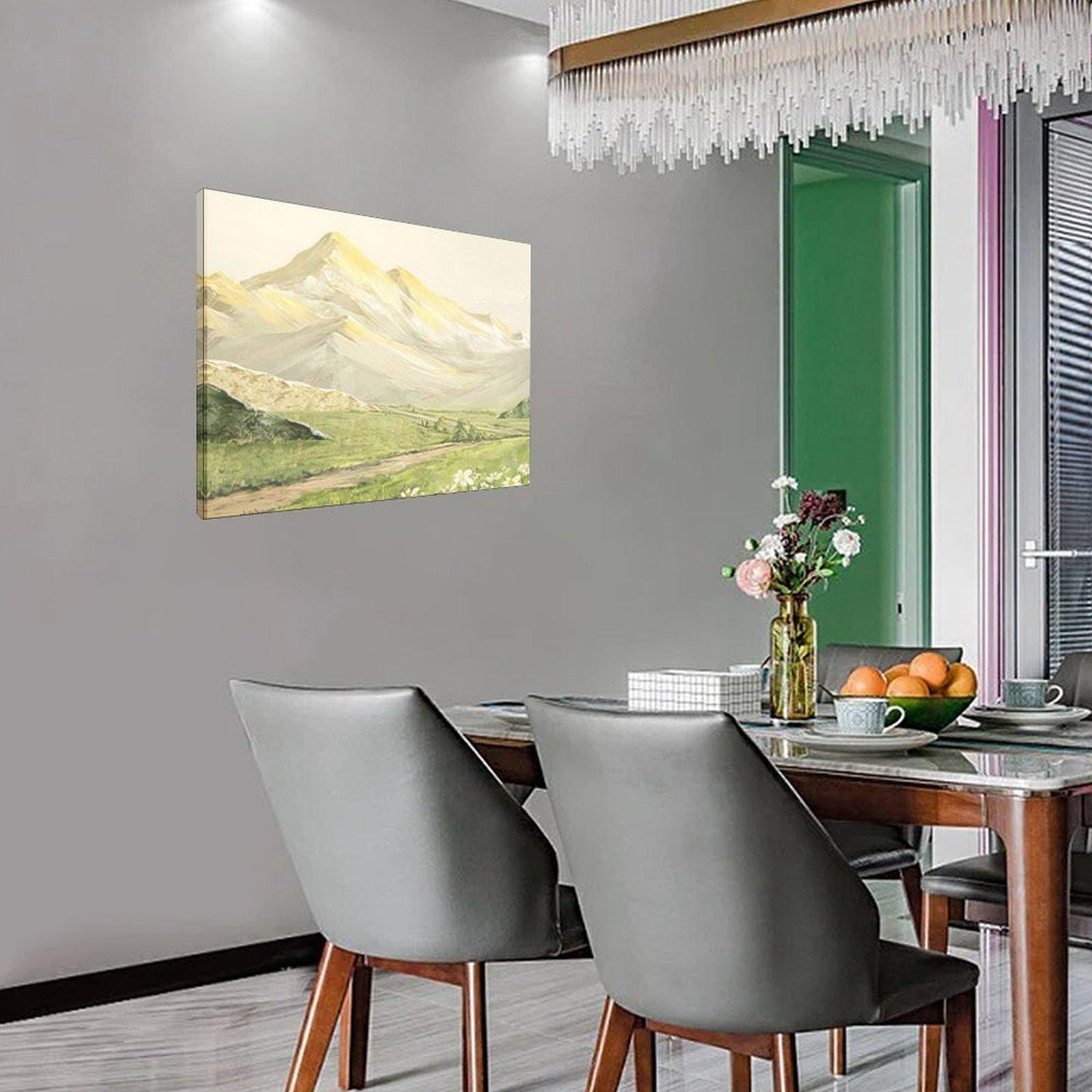 Abstract Canvas Wall Art Decor, 24x20 inches, for Living Room, Bedroom, Bathroom, Kitchen, Home and Office