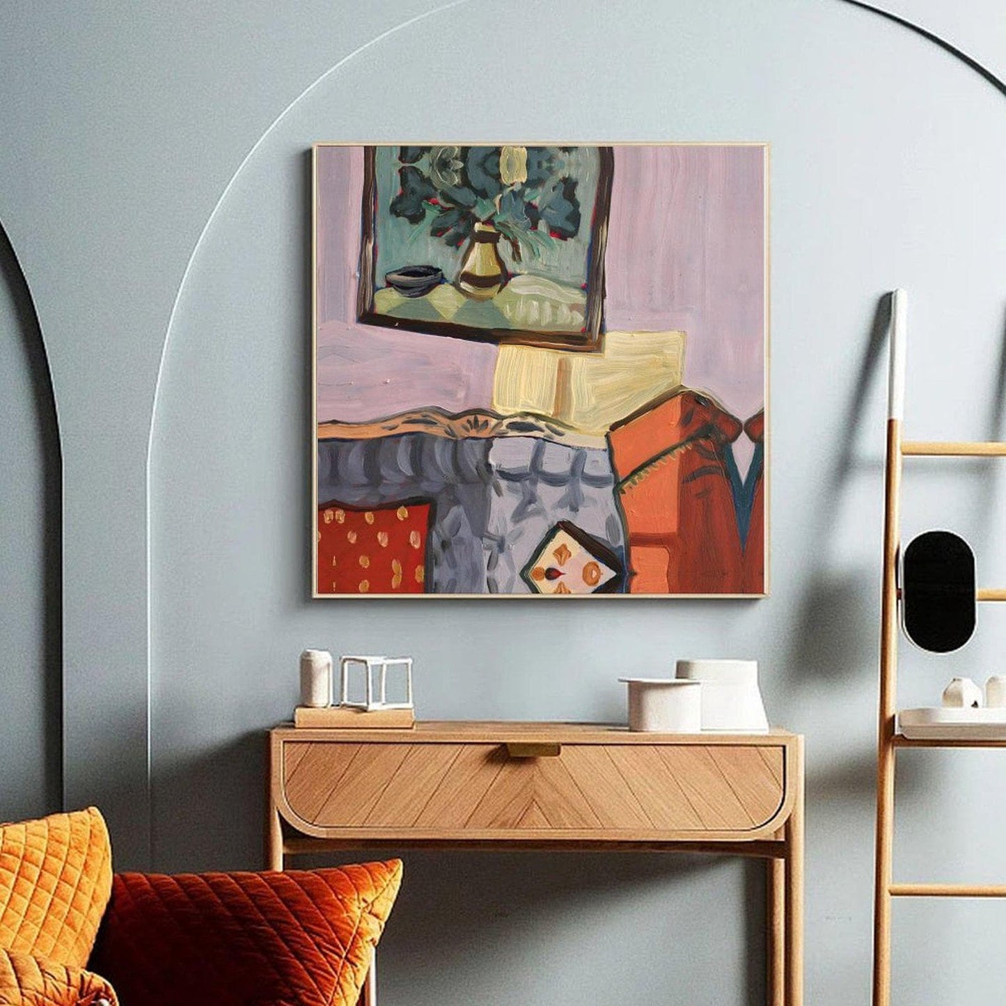Abstract Canvas Wall Art Decor, 20x20 inches, for Living Room, Bedroom, Bathroom, Kitchen, Home and Office