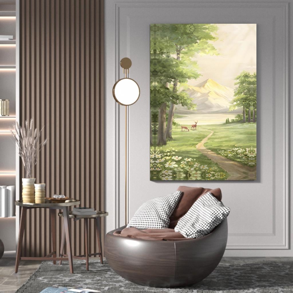Abstract Canvas Wall Art Decor, 20x30 inches, for Living Room, Bathroom, Bedroom, Kitchen, Home and Office