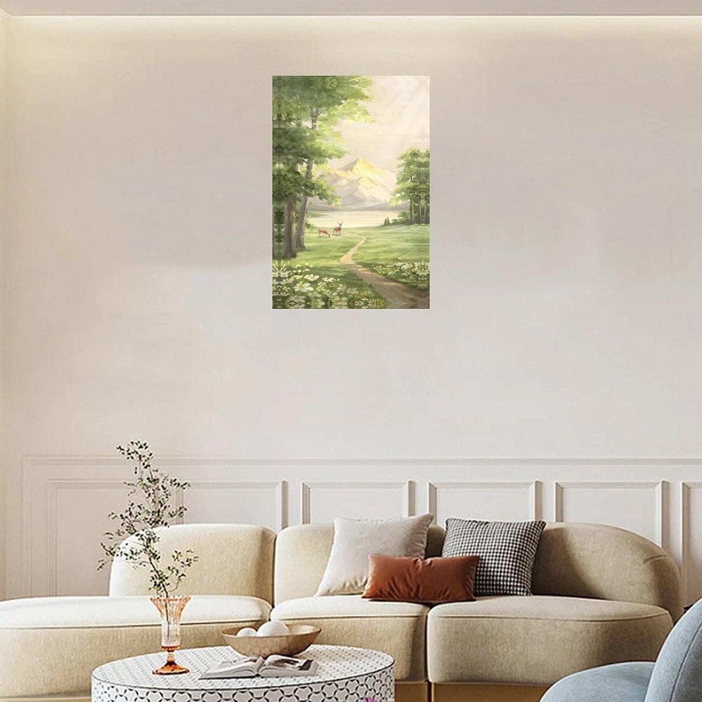 Abstract Canvas Wall Art Decor, 20x30 inches, for Living Room, Bathroom, Bedroom, Kitchen, Home and Office