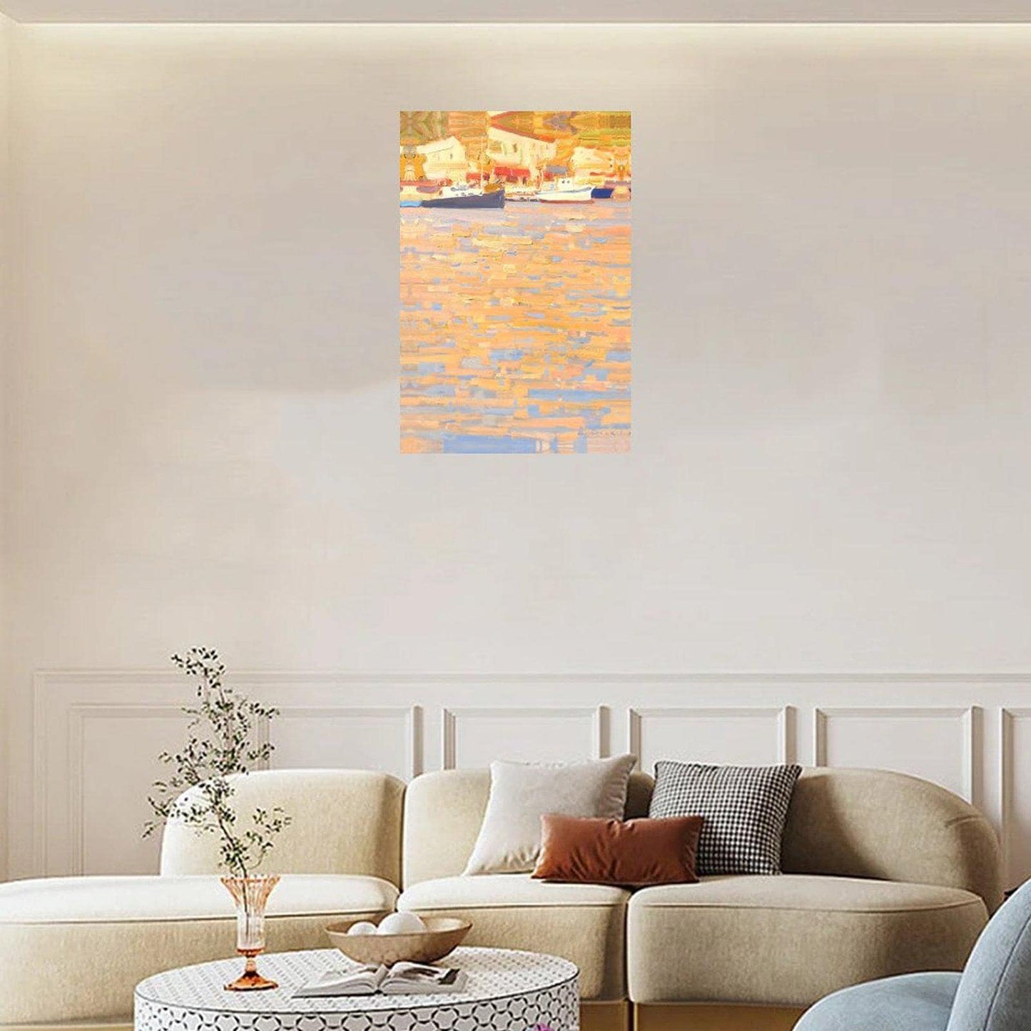 Abstract Canvas Wall Art Decor, 20x30 inches, for Living Room, Bathroom, Bedroom, Kitchen, Home and Office