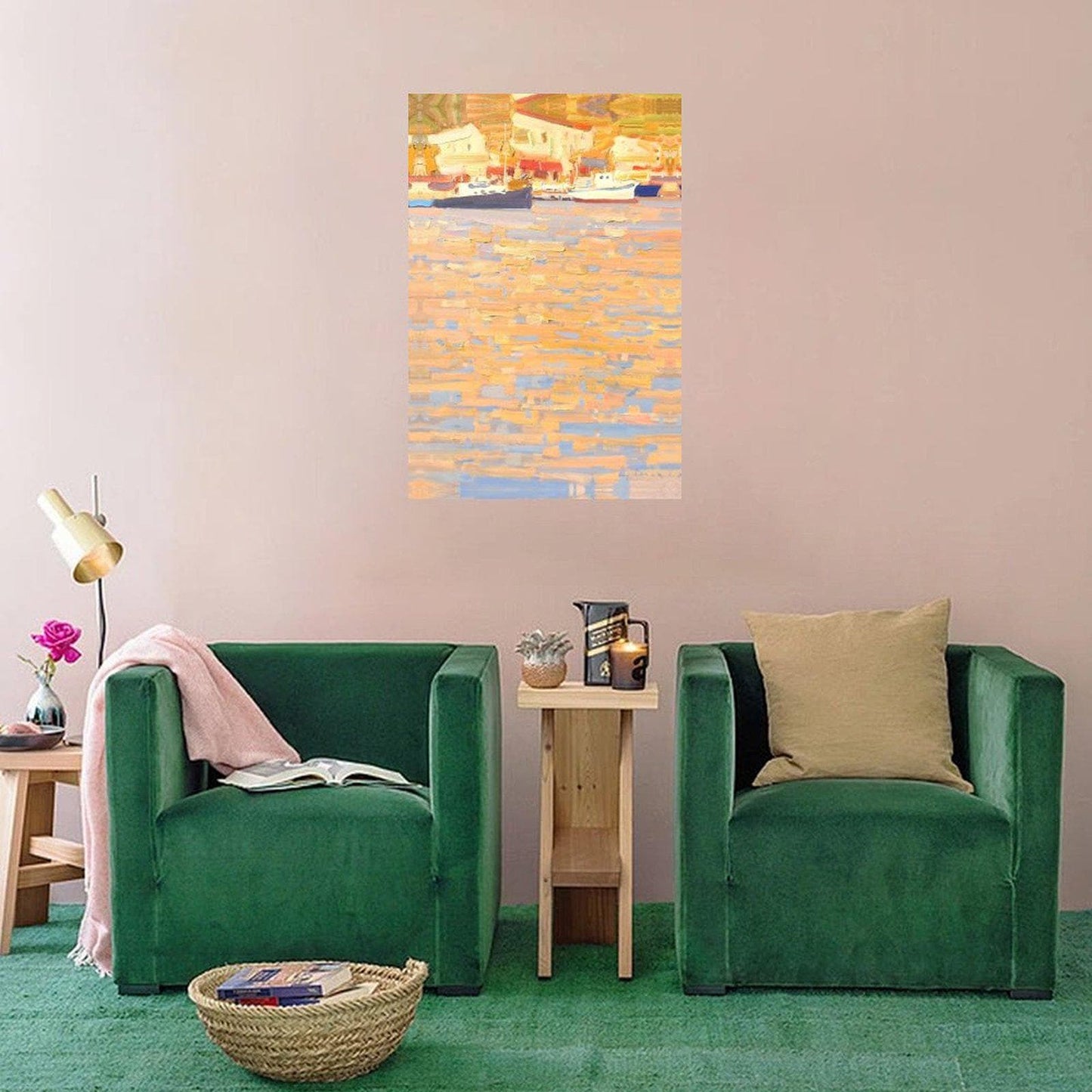Abstract Canvas Wall Art Decor, 20x30 inches, for Living Room, Bathroom, Bedroom, Kitchen, Home and Office