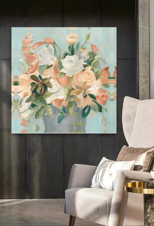 Abstract Canvas Wall Art Decor, 20x20 inches, for Living Room, Bedroom, Bathroom, Kitchen, Home and Office