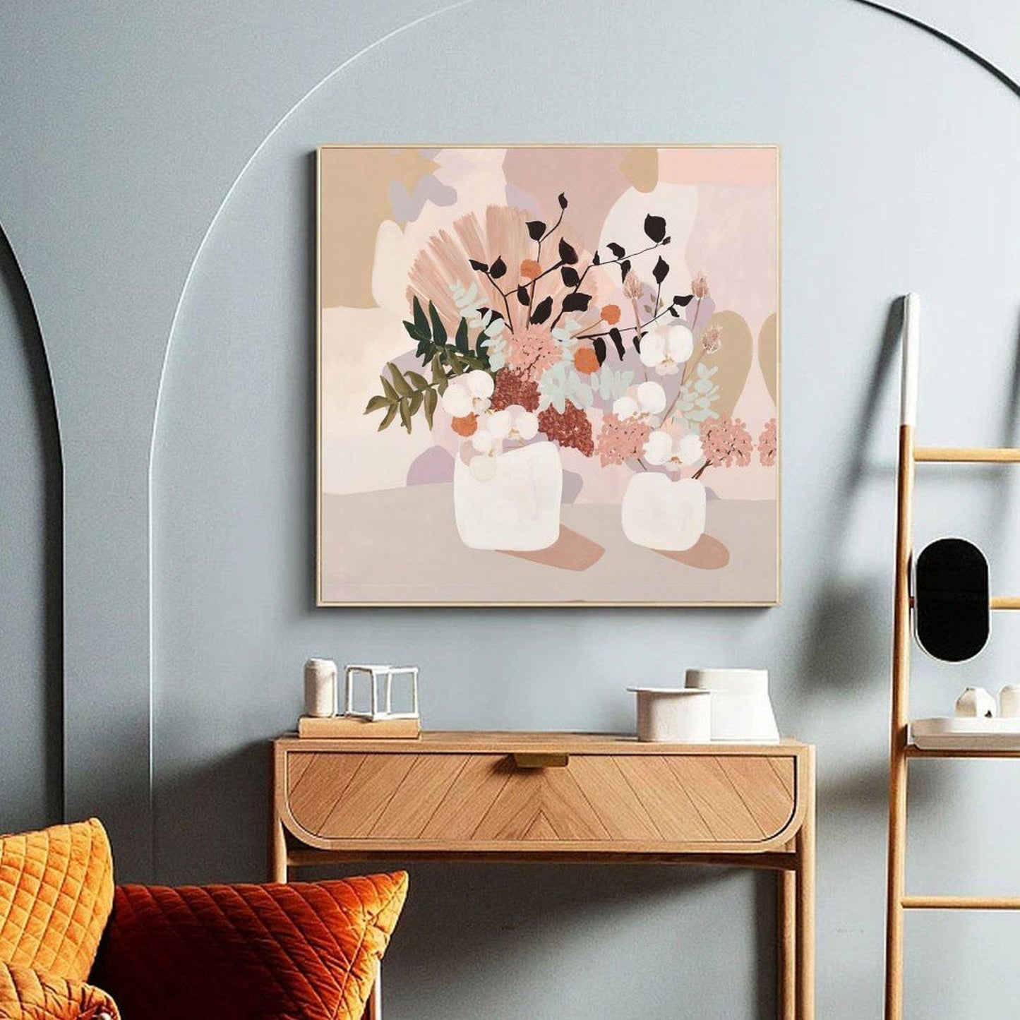 Abstract Canvas Wall Art Decor, 20x20 inches, for Living Room, Bathroom, Bedroom, Kitchen, Home and Office