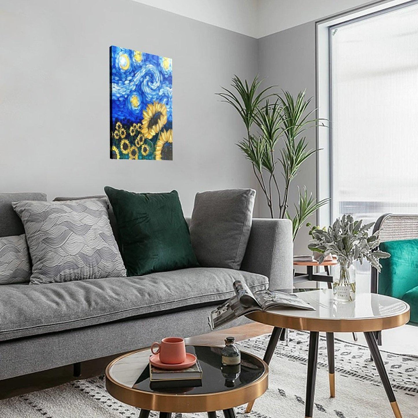 Abstract Canvas Wall Art Decor, 20x30 inches, for Living Room, Bathroom, Kitchen, Bedroom, Home and Office