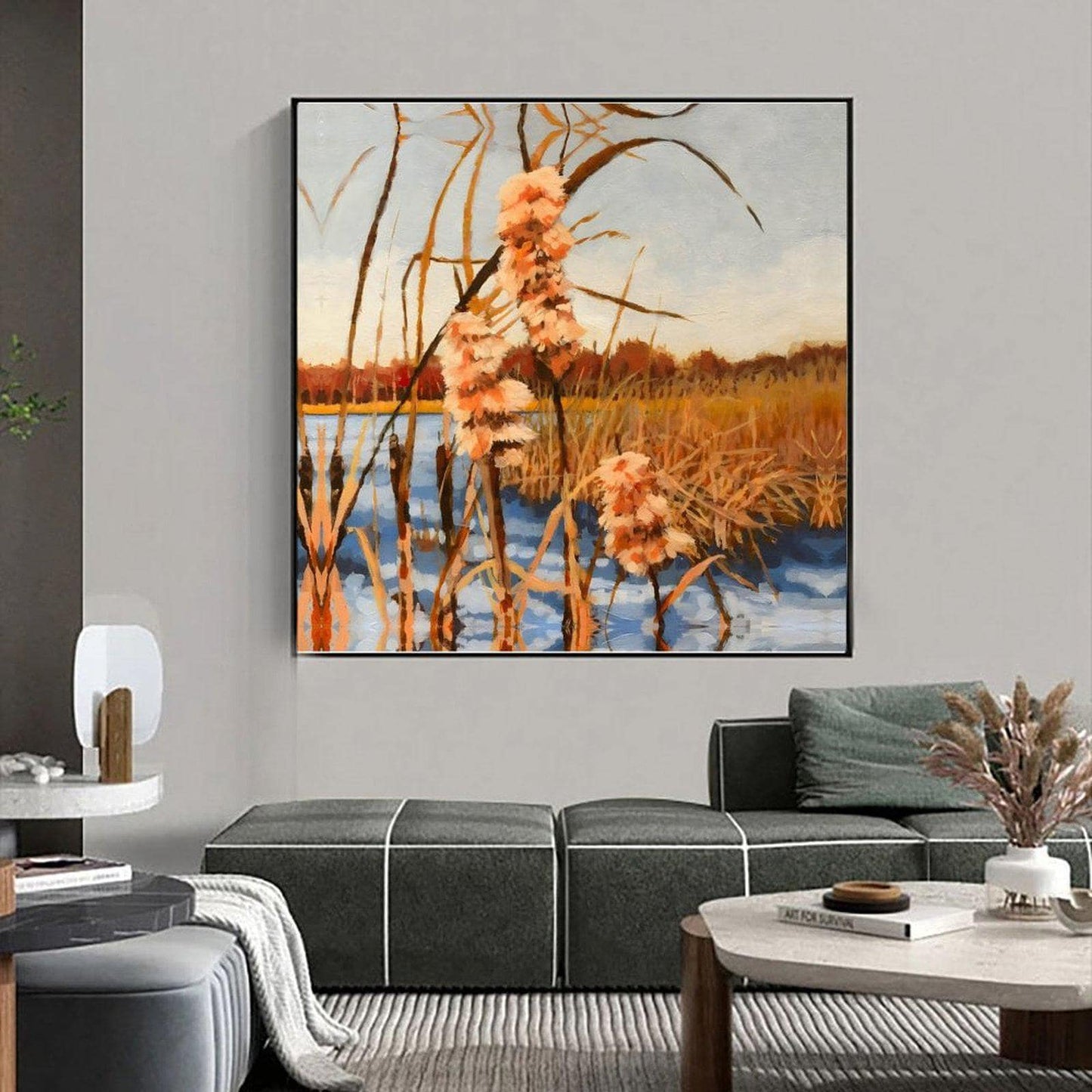 Abstract Canvas Wall Art Decor 20x20 inches for living room, bedroom, bathroom, kitchen, home and office
