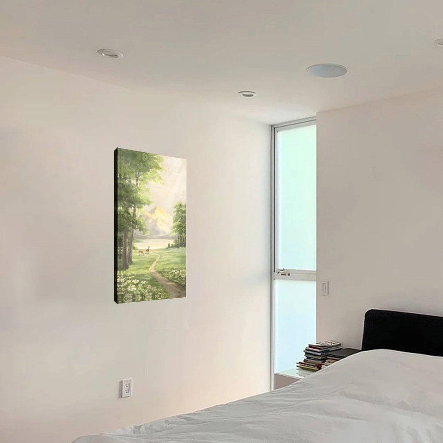 Abstract Canvas Wall Art Decor, 20x30 inches, for Living Room, Bathroom, Bedroom, Kitchen, Home and Office