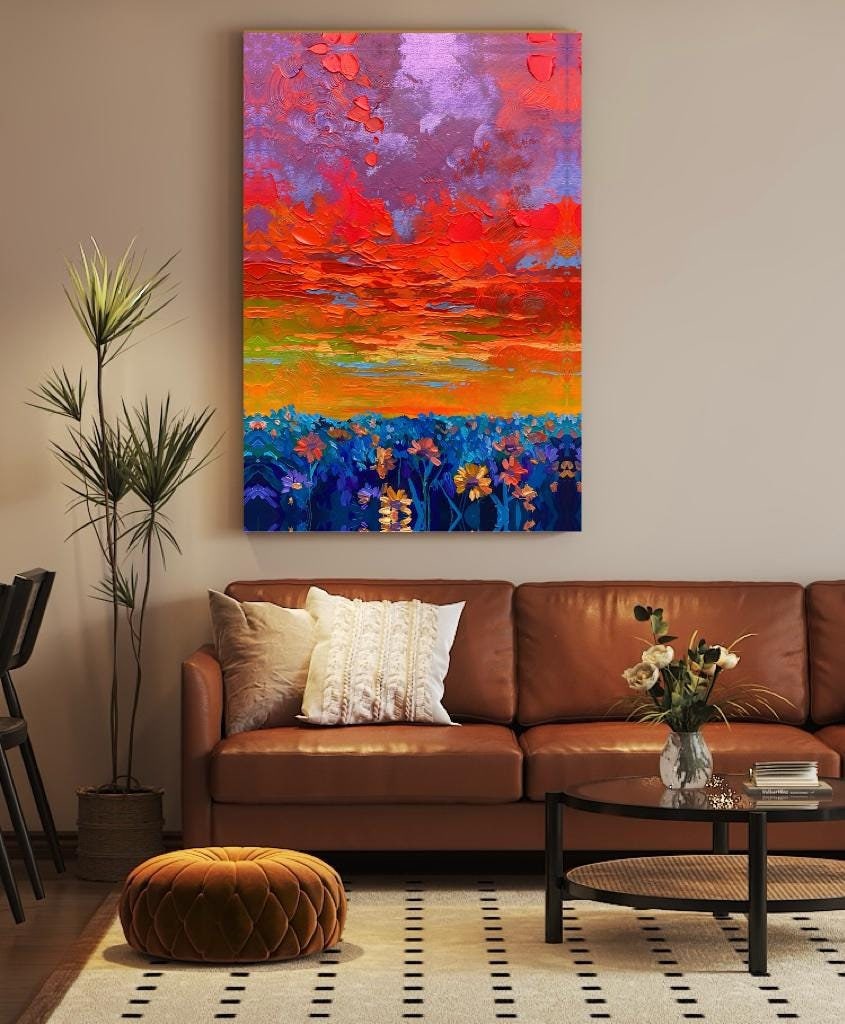 Abstract Canvas Wall Art Decor, 20x30 inches, for Living Room, Bedroom, Dining Room, Kitchen, Bathroom, Office