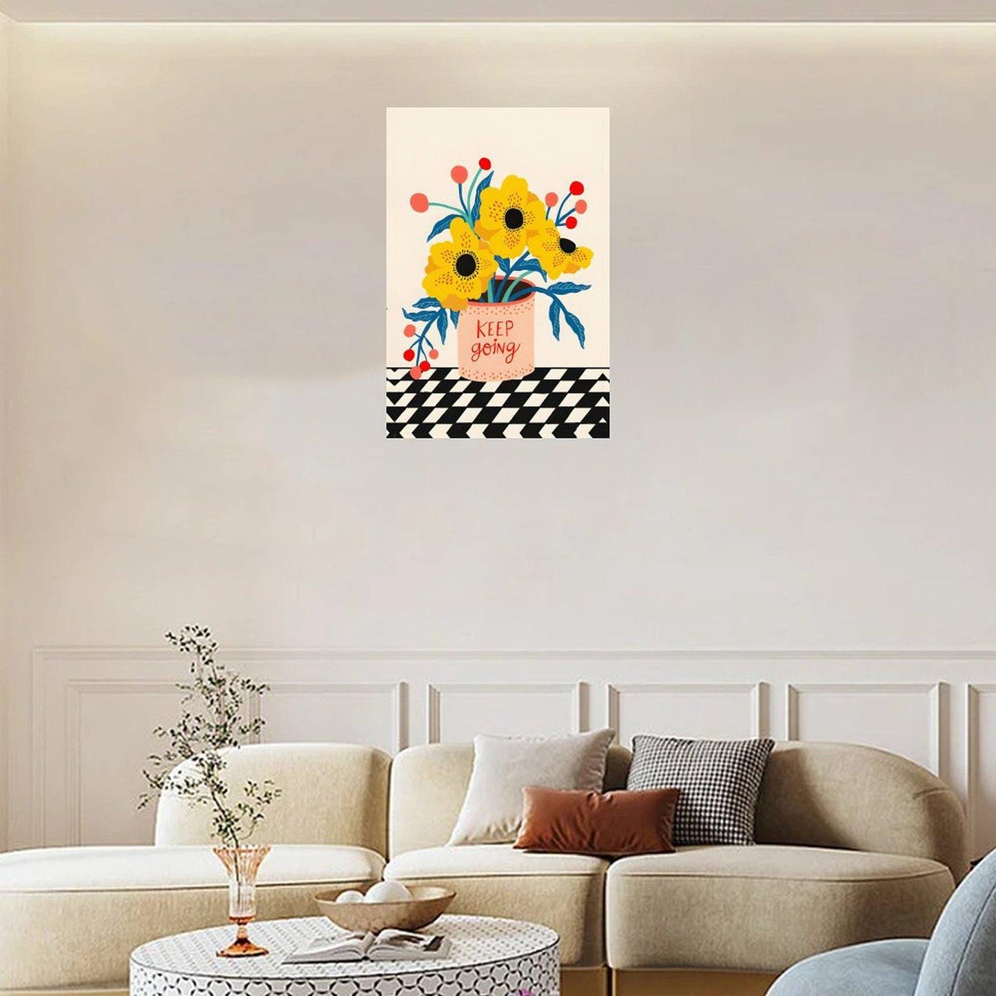 Abstract Canvas Wall Art Decor, 20x30 inches, for Living Room, Bathroom, Kitchen, Bedroom, Home and Office